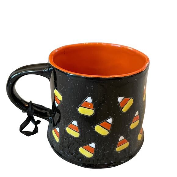 Large Halloween CANDY CORN Mug 17oz Coffee Cup by Global Design Connection New - Picture 10 of 14